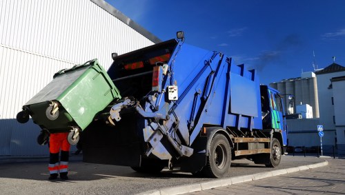 Furniture being assessed for disposal in South West London