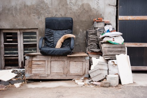 Organized office space after clearance in South West London