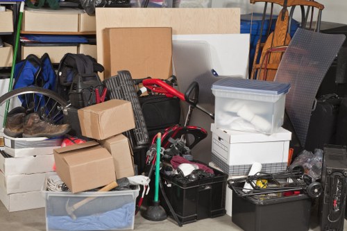 Efficient garage clearance services in a South West London home